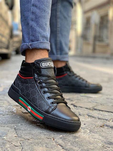 gucci trainer sneakers mens|classic gucci sneakers for men.